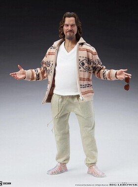 【现货】Sideshow 1/6 谋杀绿脚趾 督爷 杰夫瑞 勒保斯基 雕像