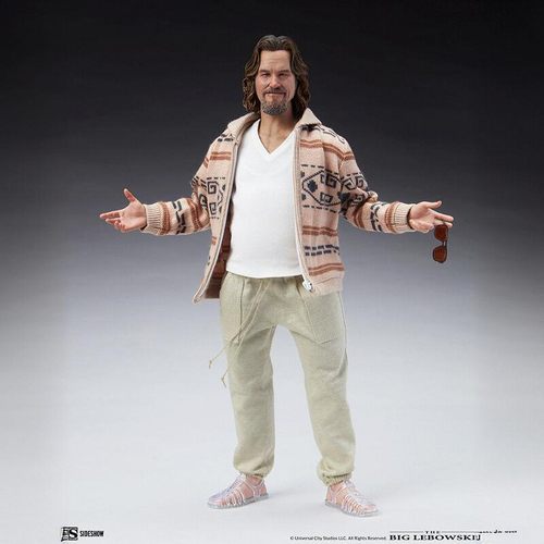 【现货】Sideshow 1/6 谋杀绿脚趾 督爷 杰夫瑞 勒保斯基 雕像