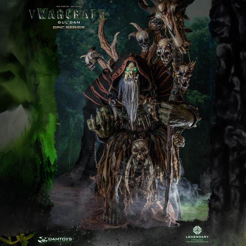 【现货】DAMTOYS DMLW01 史诗系列 电影 魔兽 古尔丹 31寸 雕像