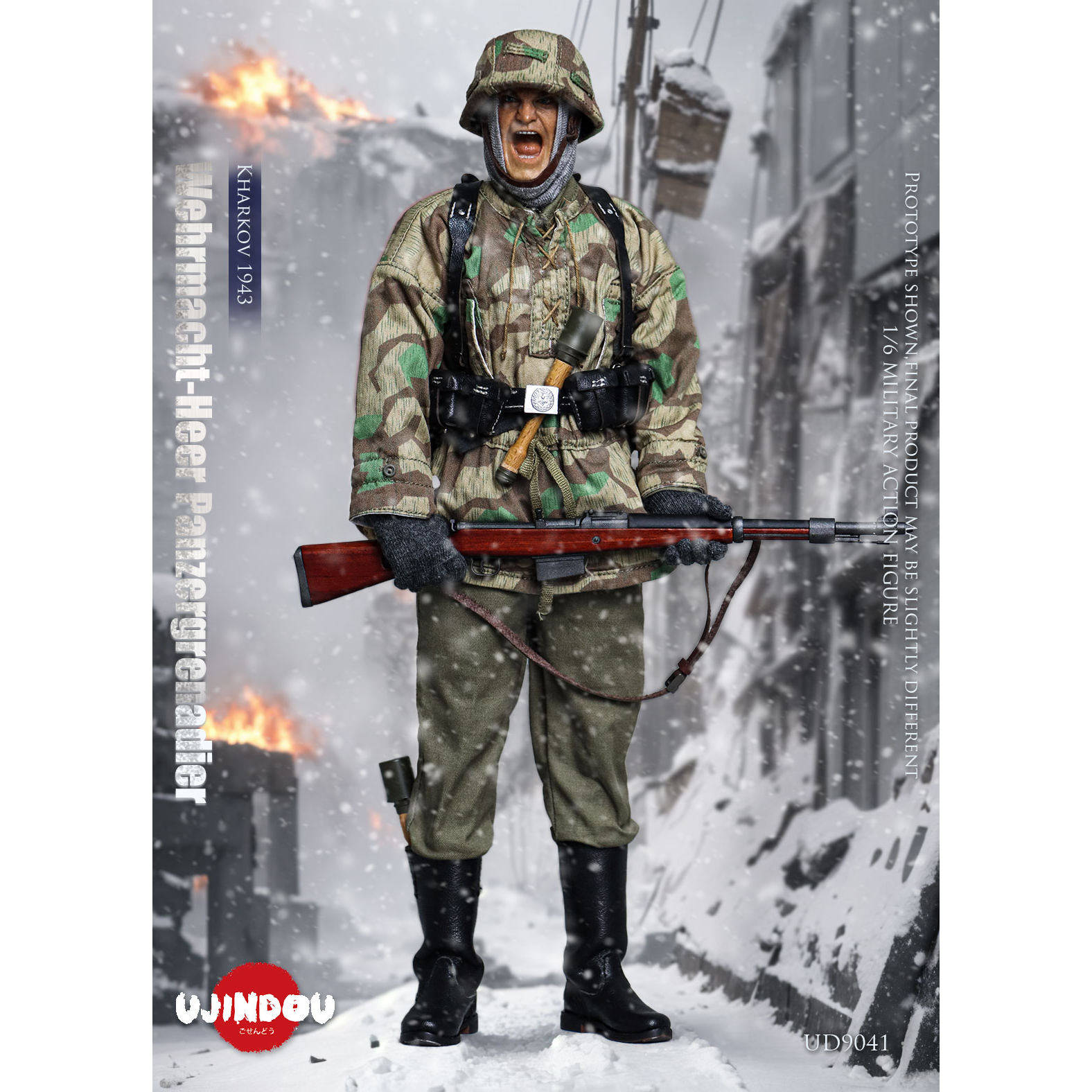现货 御战道 UJINDOU 1/6二战德军国防军装甲掷弹兵 哈尔科夫1943