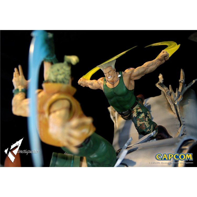【现货】kinetiquettes 古烈vs纳什 街头霸王系列 1/6 正版雕像