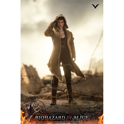 现货 BROTOYS LR003/4 1/12 生化危机 爱丽丝 6寸 可动人偶 兵人