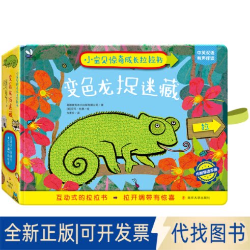 正版全新变色龙捉迷藏9787305216817英国麦克米兰出版有限公司 著，[ 英 ] 艾玛&middot;杜德 绘，方素珍 译南京大学出版社2020-01-01