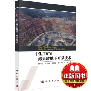 正版全新化工矿山露天转地下开采技术9787030716682李小双等科学出版社2023-12-01