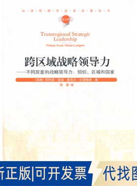 正版全新跨区域战略领导力：不同层面的战略领导力·组织、区域和  [Transregional Strategic Leadershi9787509618738