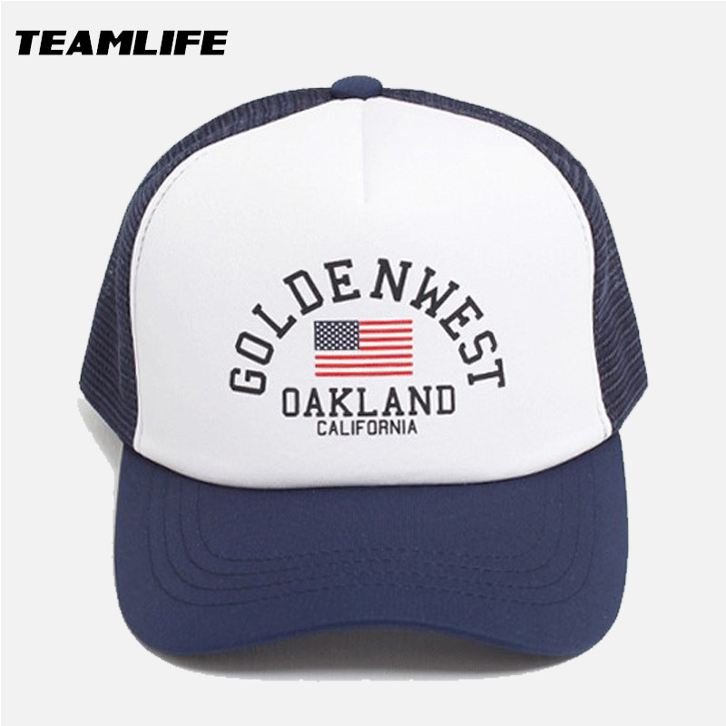 韩国Teamlife正品网帽运动鸭舌帽