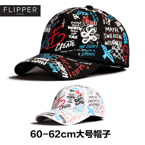 flipper金在中同款涂鸦棒球帽
