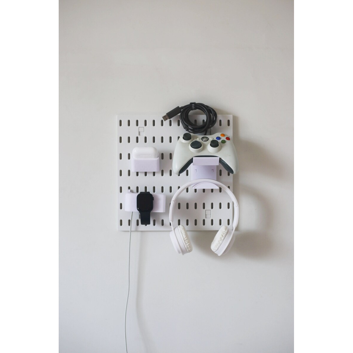 耳机游戏手柄两用支架  适用宜家SKADIS斯考迪斯 宜家洞洞板配件,收纳整理,收纳洞洞板,淘宝优惠券,粉丝福利购,淘宝优惠卷