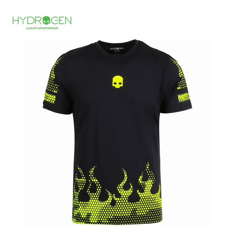 氢原子HYDROGEN骷髅头Camo迷彩系列儿童运动服伯蒂奇洛佩兹网球服