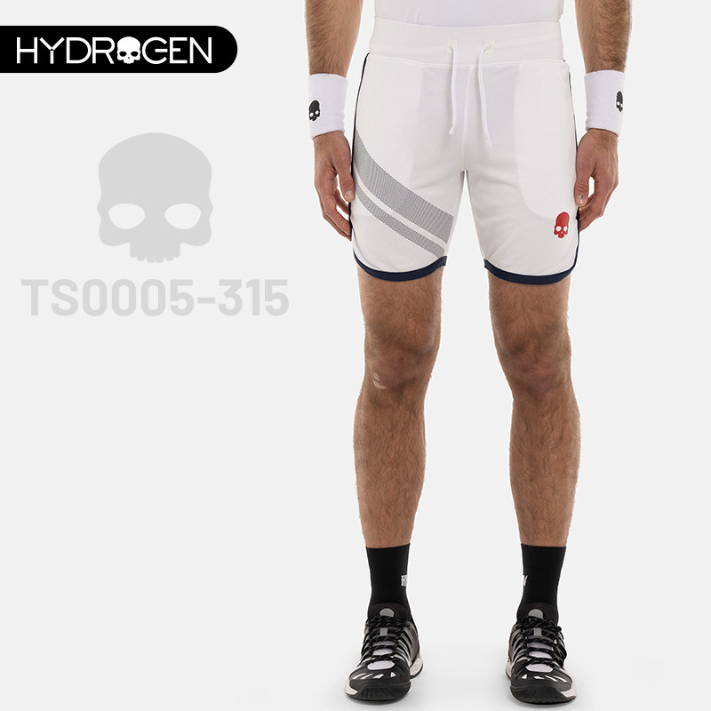 HYDROGEN 氢原子24男士透气速干网球短裤跑步训练健身时尚 TS0005