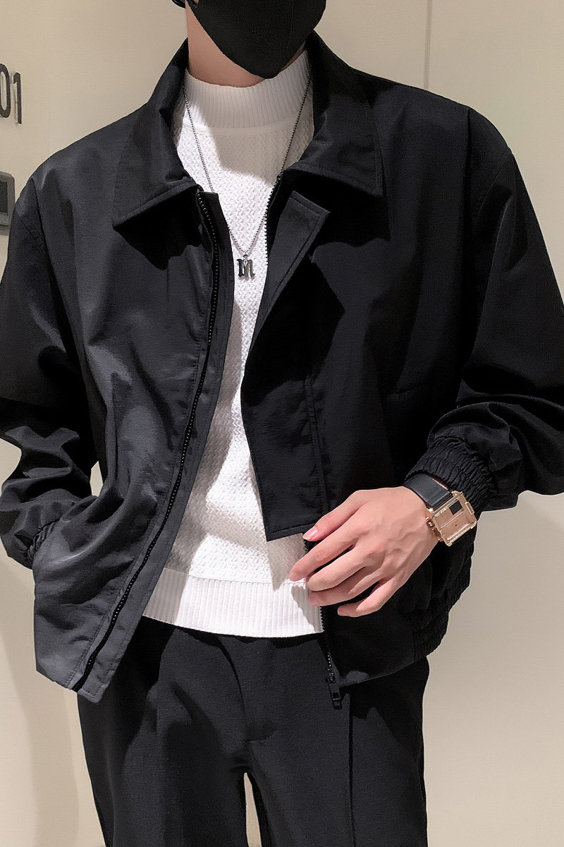 JK28-P88-控108-社会小伙秋冬新款个性潮牌设计感夹克外套男,男装夹克,电商A370