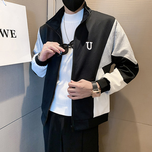 JK30-P108-控148-秋冬社会小伙潮牌新款棒球服机车服夹克外套男图片