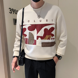 2024秋冬潮牌新款圆领卫衣男A370-W31-P65图片