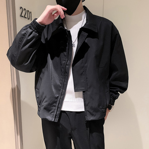 JK28-P88-控108-社会小伙秋冬新款个性潮牌设计感夹克外套男图片