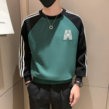 秋季新款个性潮牌撞色卫衣男潮牌W38-P65，男装卫衣，电商A370