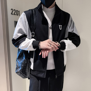 JK30-P108-控148-秋冬社会小伙潮牌新款棒球服机车服夹克外套男 1图片