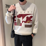 2024秋冬潮牌新款圆领卫衣男A370-W31-P65，男装卫衣，电商A370