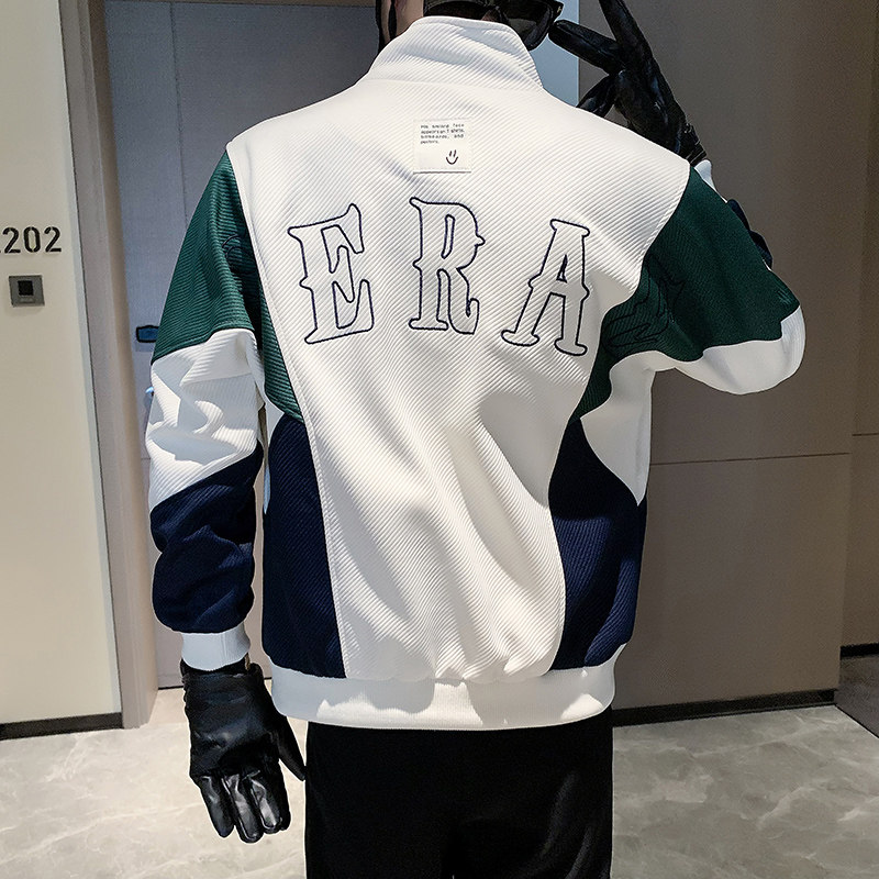 JK30-P108-控148-秋冬社会小伙潮牌新款棒球服机车服夹克外套男1,男装夹克,电商A370