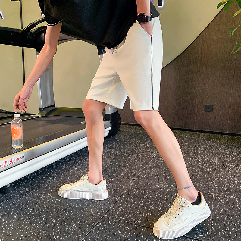 2023社会小伙夏季新款五分裤短裤沙滩裤卫裤男DK21-P45-控68，男装休闲裤，电商A370