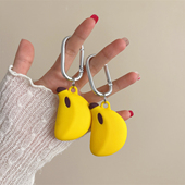 趣味搞怪香蕉适用苹果AirTag保护套防丢器硅胶软壳个性 防摔防刮潮