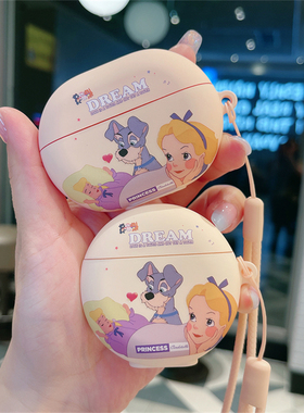 卡通动漫少女爱丽丝的梦想Pro5适用华为freebudspro3保护套pro4蓝牙6i7i耳机壳clip2磨砂软壳6代5i硅胶se2se4