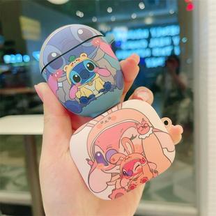 情侣卡通史迪仔安琪红米buds6Pro蓝牙耳机壳redmi buds4保护套buds5Pro硅胶软壳红米6s青春版防摔盒红米6活力