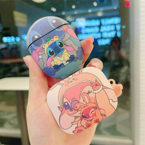 卡通史迪仔安琪红米蓝牙耳机壳