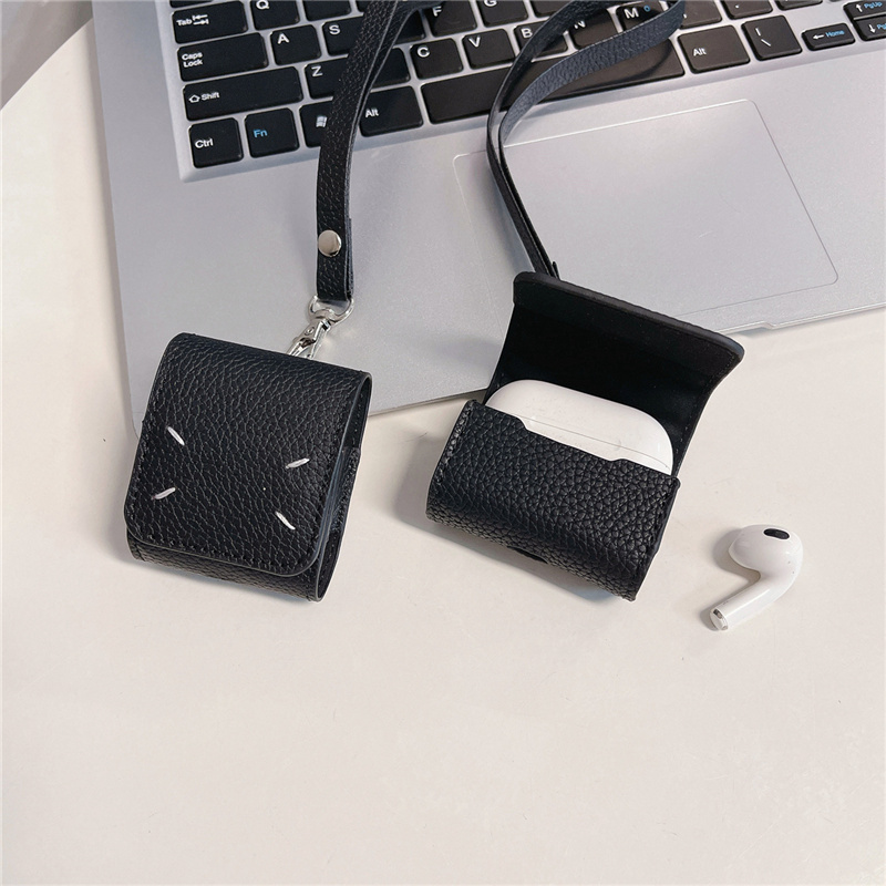 苹果airpods皮纹包包蓝牙耳机壳