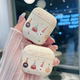 创意秋冬款 2代无线蓝牙保护套Pro二代c口硅胶软壳AirPods3代防摔盒5代女 饼干小人AirPodsPro耳机壳适用苹果1