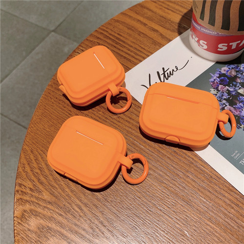 苹果蓝牙耳机壳纯色AirPods