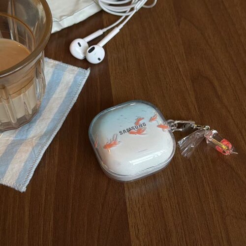 三星渐变金鱼软壳防摔耳机壳
