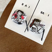 日韩动漫海贼王路飞适用三星buds3Pro保护套卡通水墨画索隆buds Pro防摔盒创意三刀流 live防摔硅胶软壳buds2