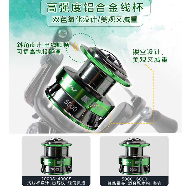 光威纺车轮豪海微物路亚纺车轮