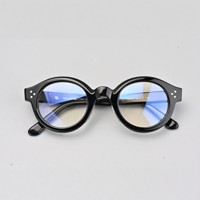 柯布西耶同款复古圆形眼镜框