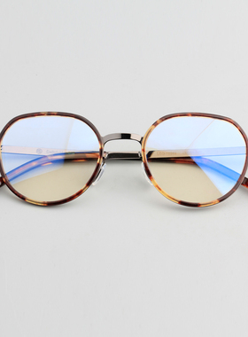 日本进口赛璐璐轻复古框配高度近视男款文艺近视多边形眼镜10258