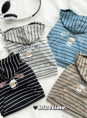 美式少年！宠物衣服秋季比熊柯基雪纳瑞外套中型犬帽衫休闲春秋装