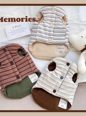 丹麦记忆～宠物衣服秋冬加厚泰迪冬装棉服马甲柯基腊肠狗猫衣服