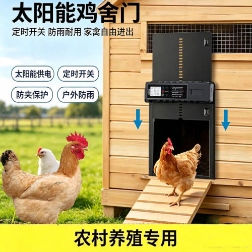 智森自动鸡舍门养鸡自动门