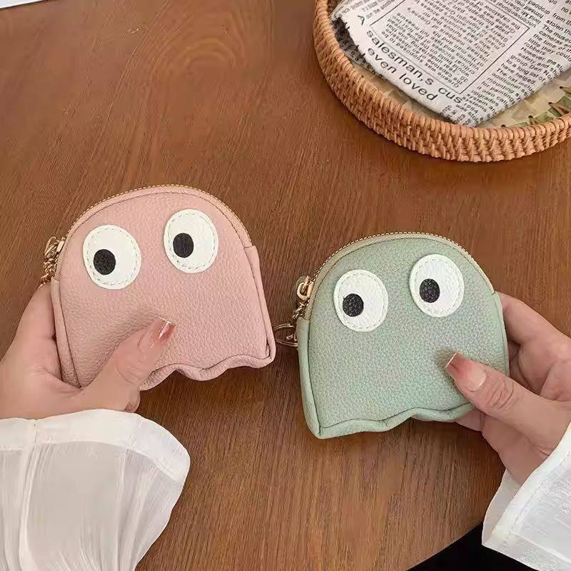 新款创意零钱包女款便捷手拿包学生可爱硬币耳机钥匙卡通拉链小包