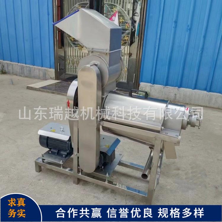 新疆石榴榨汁机工业不锈钢果蔬榨汁机大型商用生姜螺旋榨汁机