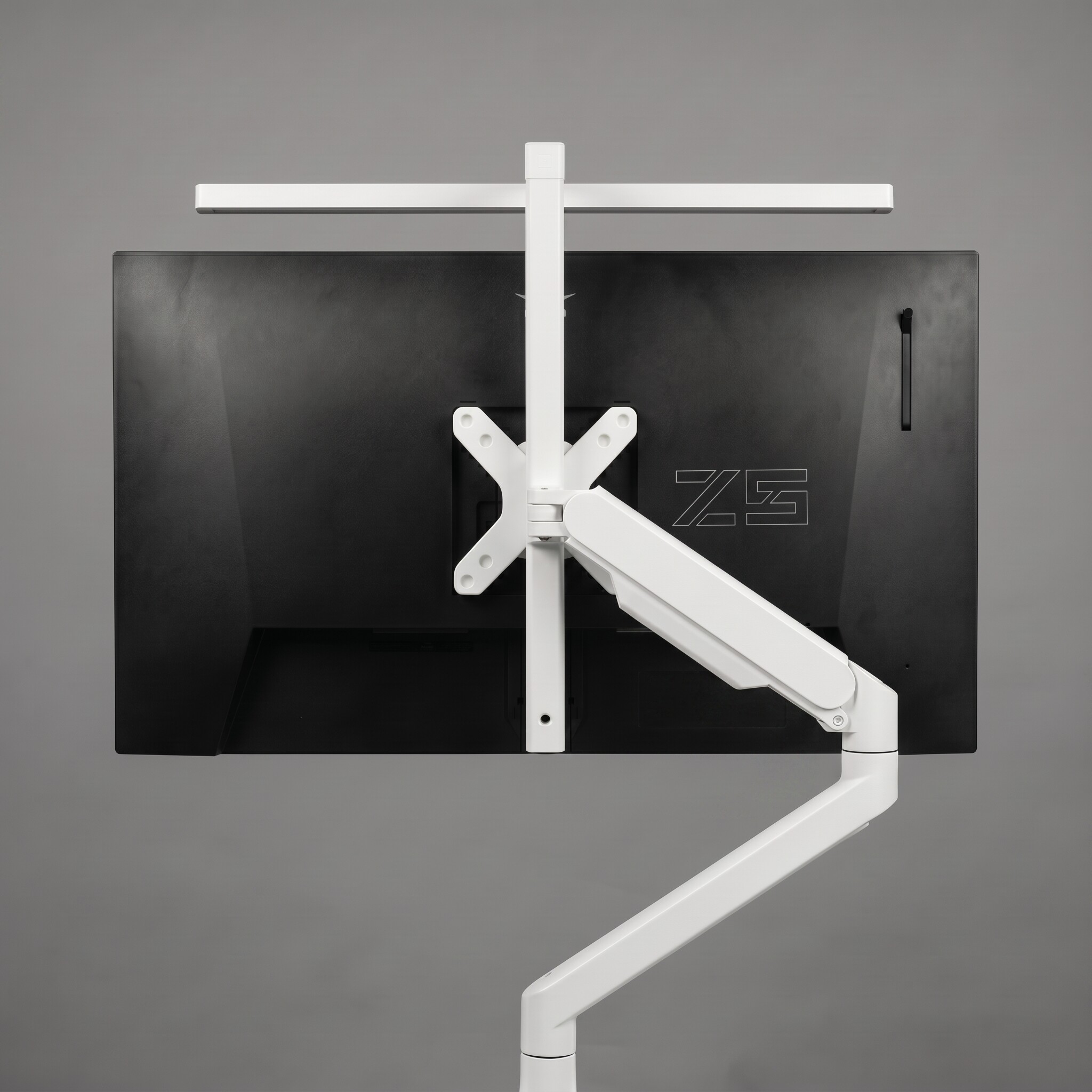 米家台灯2 秒变显示器挂灯支架3D打印材质VESA免打孔转接座