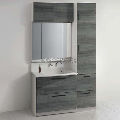 日本直送CLEANUP全不锈钢浴室柜