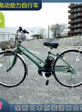 日本直邮松下25年新款27寸内5速电动助力自行车上学通勤款Timo DX