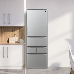 455升任意门冰箱净离子群节能冰箱中间蔬菜室 日本进口夏普25年款