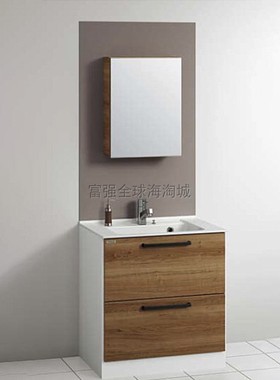 日本直送CLEANUP可丽娜定制整体浴室柜rakutowa系列收纳镜柜75cm