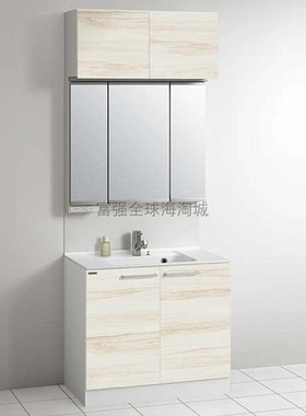 日本直送CLEANUP可丽娜定制整体浴室柜rakutowa带镜柜吊柜90cm