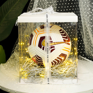 篮球礼盒包装空盒ins风生日礼物男生篮球礼物包装盒子大号足球盒