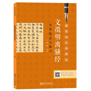 文徵明离骚经实用技法练习 硬笔临经典碑帖 文征明硬笔钢笔楷书练字帖临摹历代碑帖精粹 技法讲解书法学习硬笔临古帖 书法入门教程