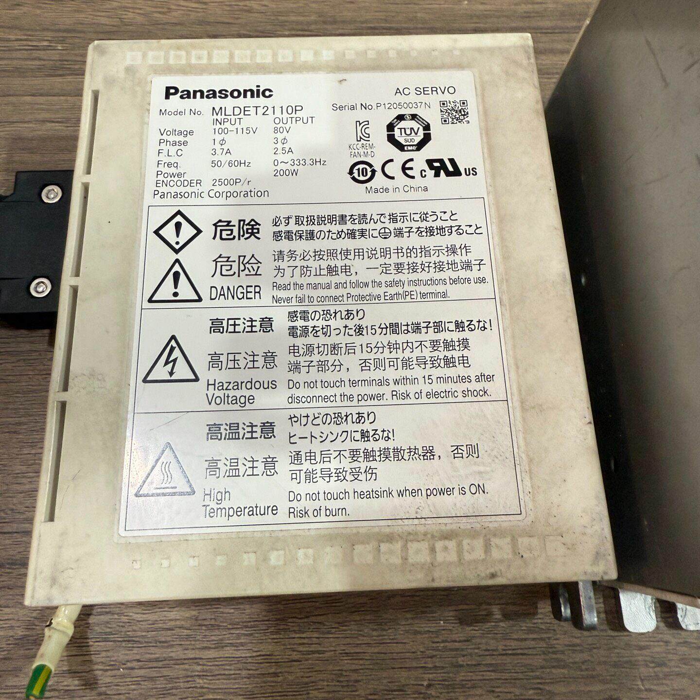 MLDET2110P 松下交流伺服驱动器 工控自动化配件议价维修
