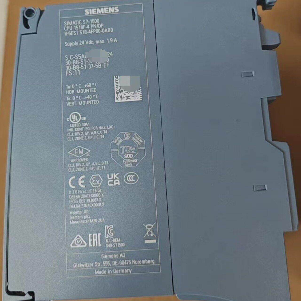 6ES7 518-4FP00-0AB0 工控CPU模块 工业自动化控制配件议价维修